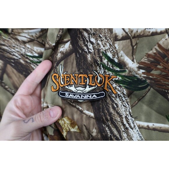 Vintage Scentlok Mens Size 2XL XXL Realtree Camouflage Hunting Full Zip Jacket - Picture 7 of 14